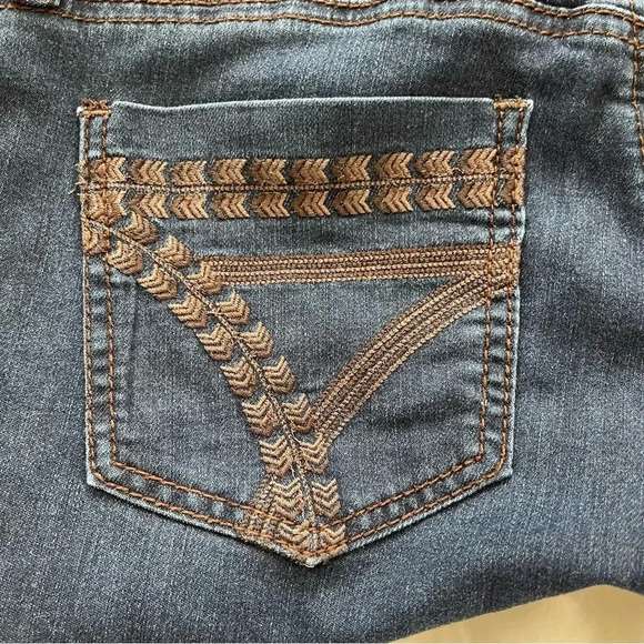 7 Seven For All Mankind Dojo Jeans 29 Flared Denim Bootcut Boho low rise - Picture 5 of 9